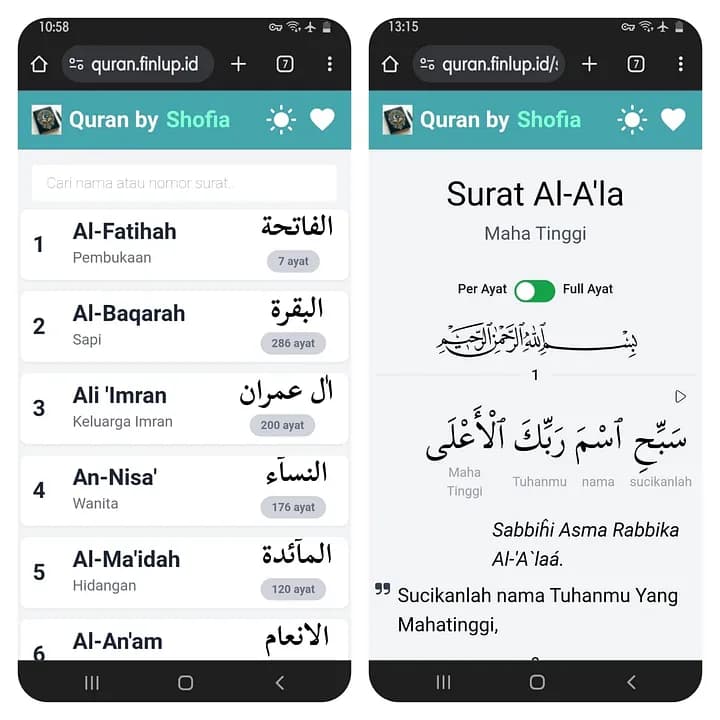 Quran Online Perkata sebagai Solusi Inovatif Memahami Al-Quran